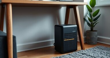 compact desk heater options