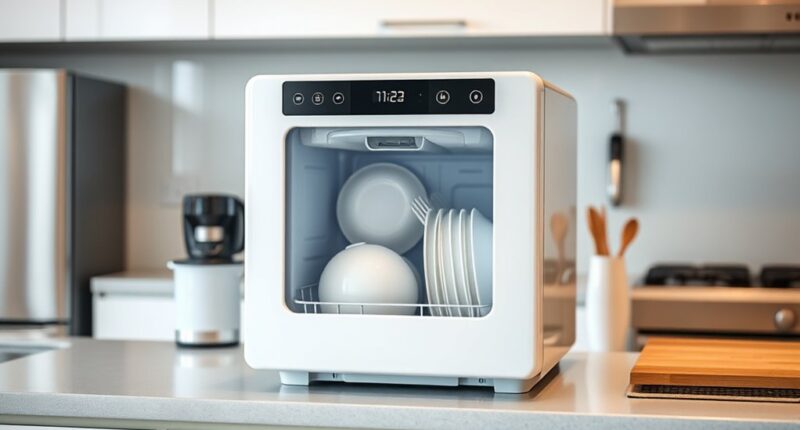 compact efficient dishwashers