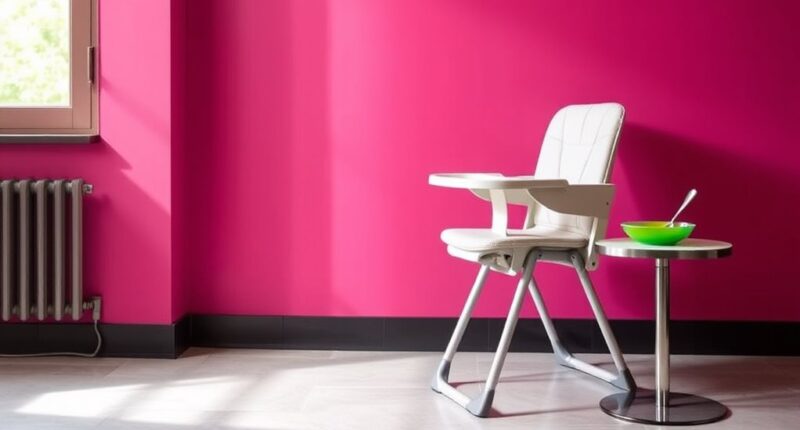 compact foldable high chairs