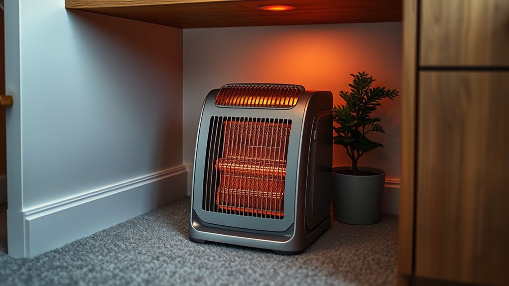 compact safe quiet warmth