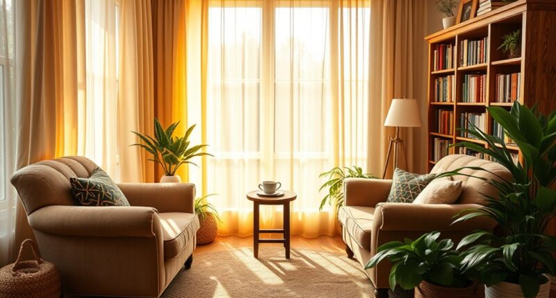 cozy reading nook retreat