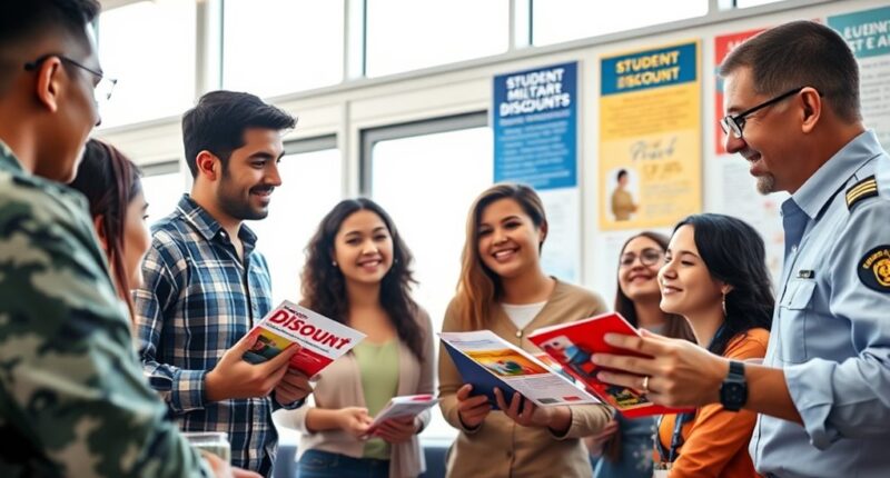 educational and military discounts