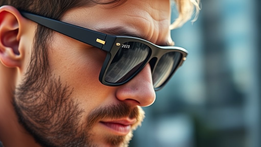 frame style and lens features