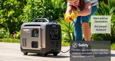 generator safety tips