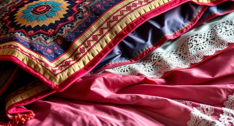 global textile layered bedding