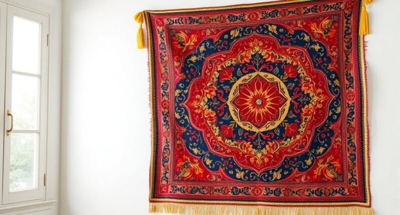 hanging tapestries without damage