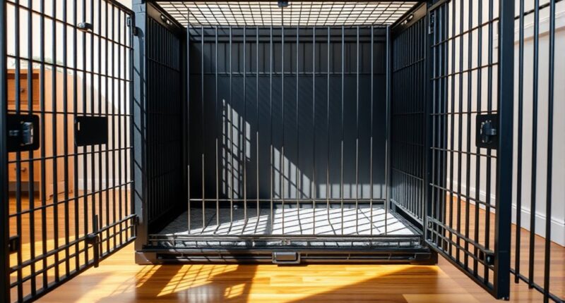 heavy duty crate with divider