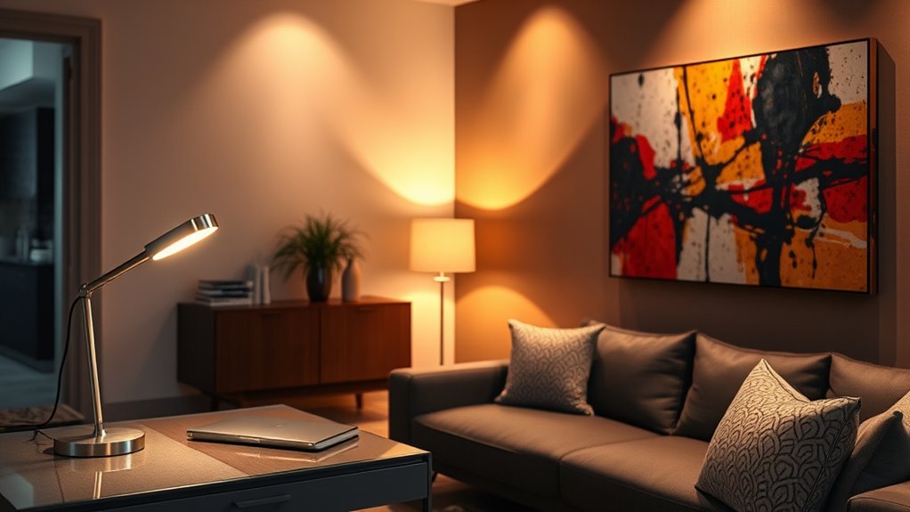 layered precise accent lighting