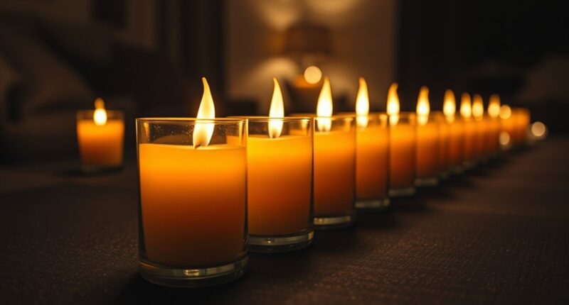 long lasting emergency candle selection