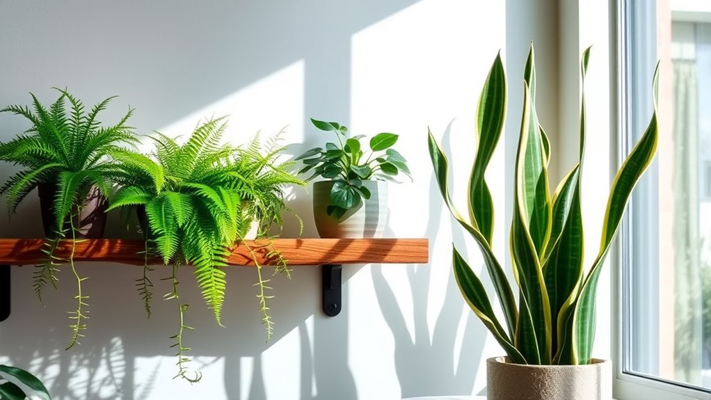 low light air purifying plants