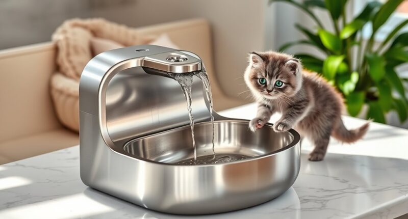 luxury automatic pet water fountains