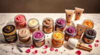 luxury body scrub sets