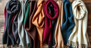 luxury cashmere scarf collections