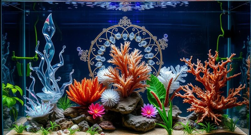 luxury fish tank accessories