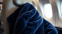 luxury flight blanket options