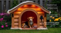 luxury heated outdoor pet houses
