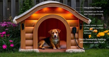 luxury heated outdoor pet houses