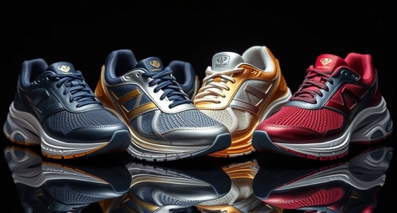 luxury performance running shoes
