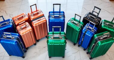 luxury travel suitcase sets