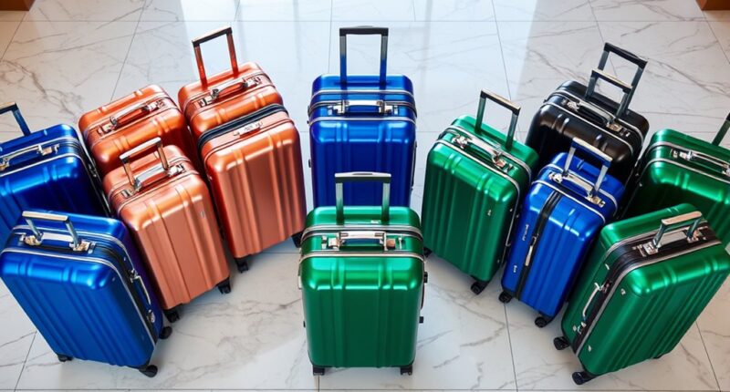 luxury travel suitcase sets