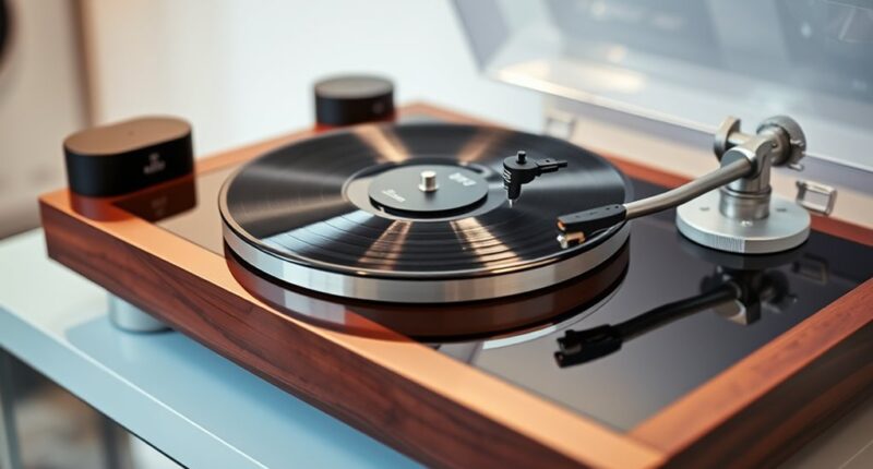 luxury vinyl record players
