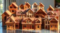 luxury wooden dollhouse collections