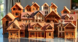 luxury wooden dollhouse collections