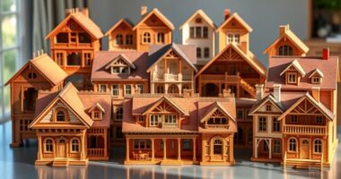 luxury wooden dollhouse collections