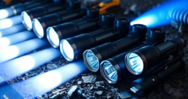 magnetic usb rechargeable flashlights