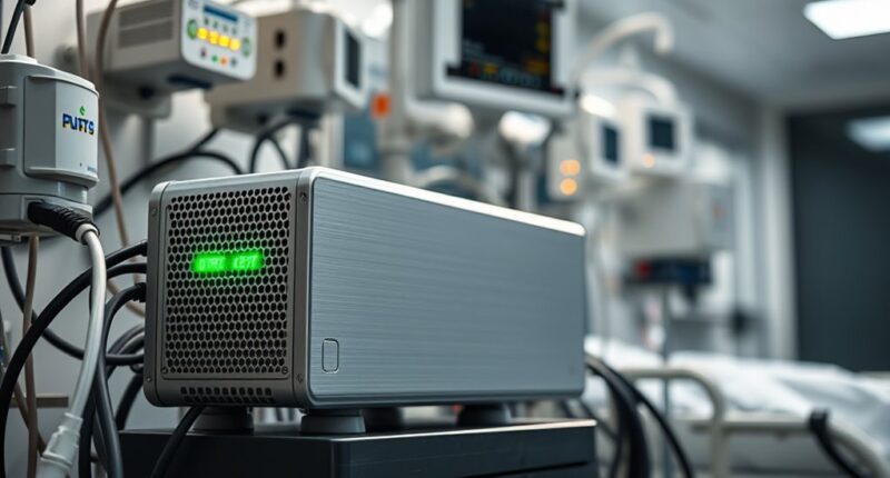 medical equipment emergency power