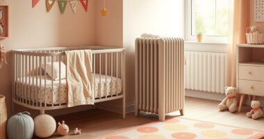 nursery safe warm heating