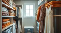 organize and protect seasonal clothing