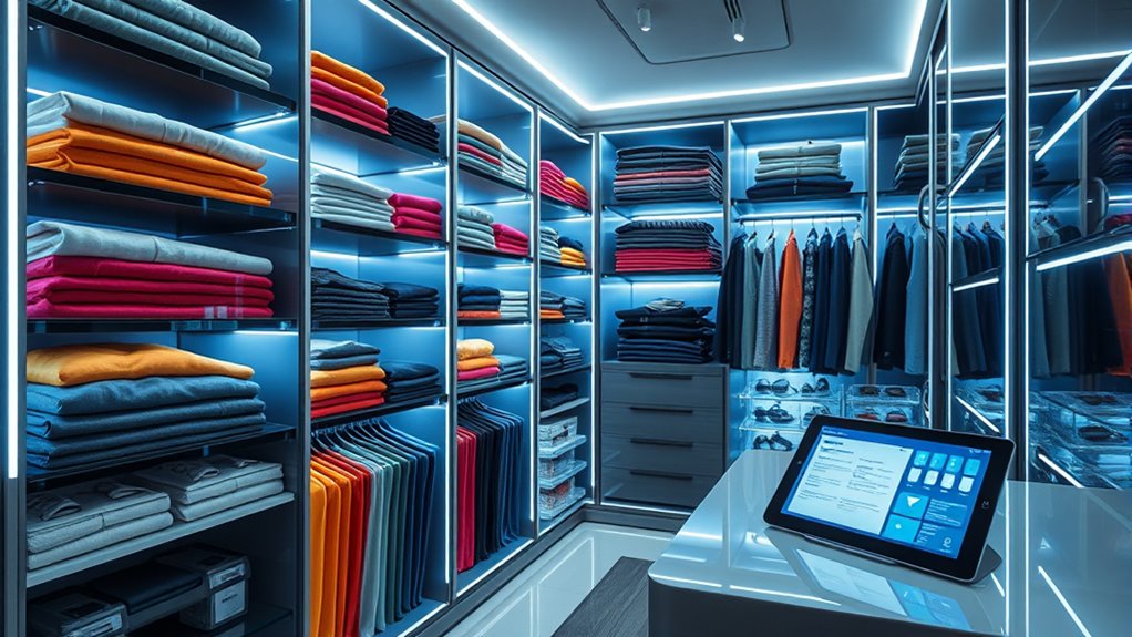 organized wardrobe management system