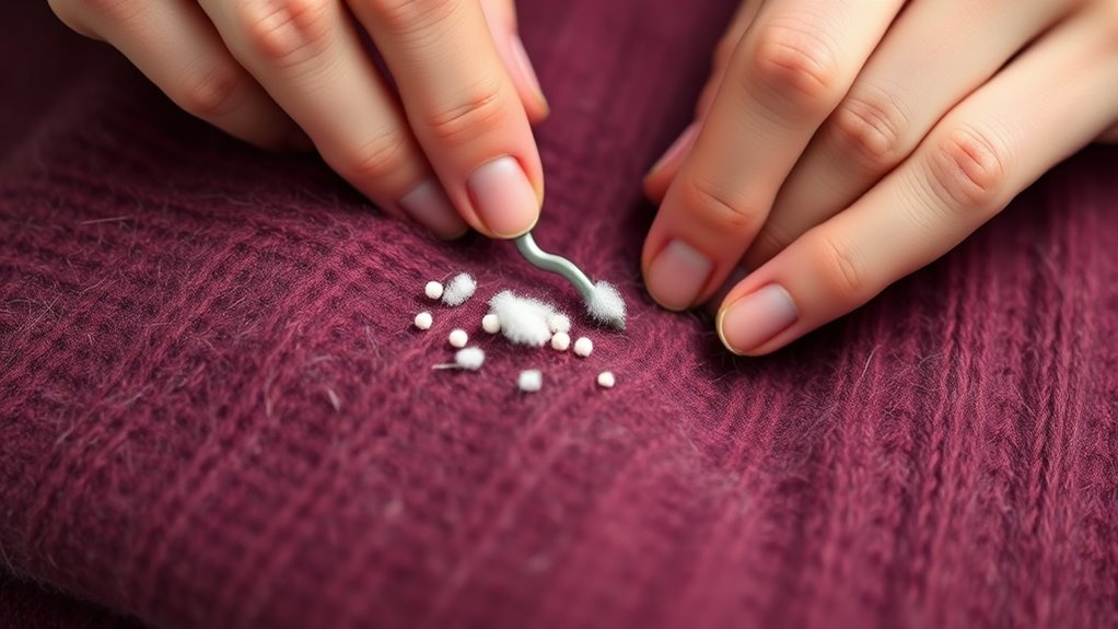 prevent sweater pilling techniques