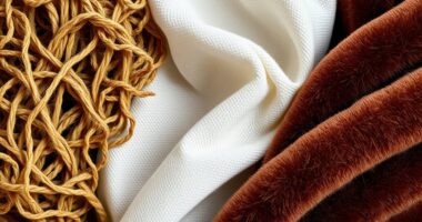 rich tactile material mix