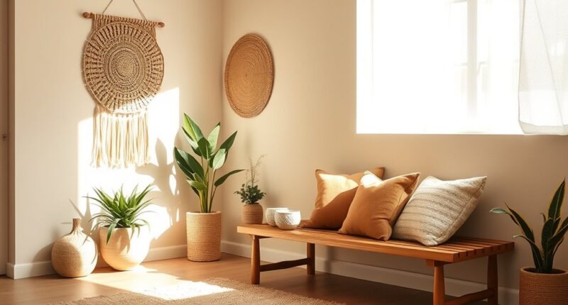 simple warm boho style