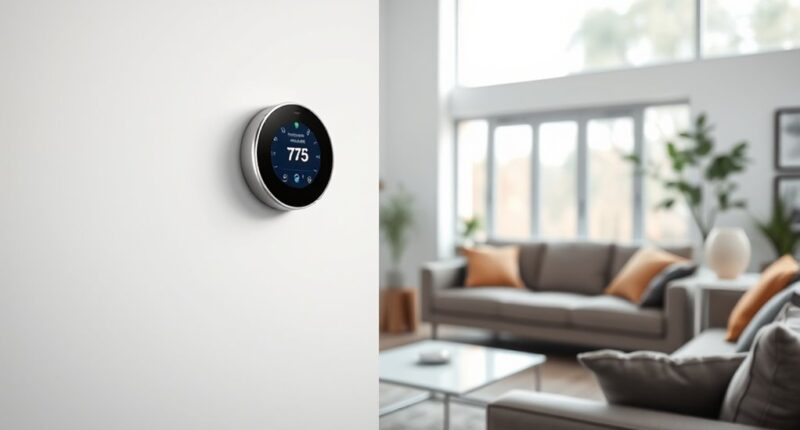 smart thermostats with learning