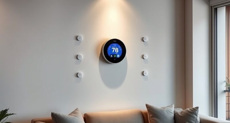smart thermostats with sensors