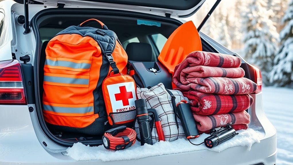 snow travel emergency kit