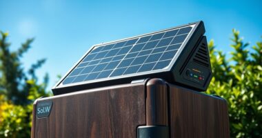 solar powered refrigerator battery options