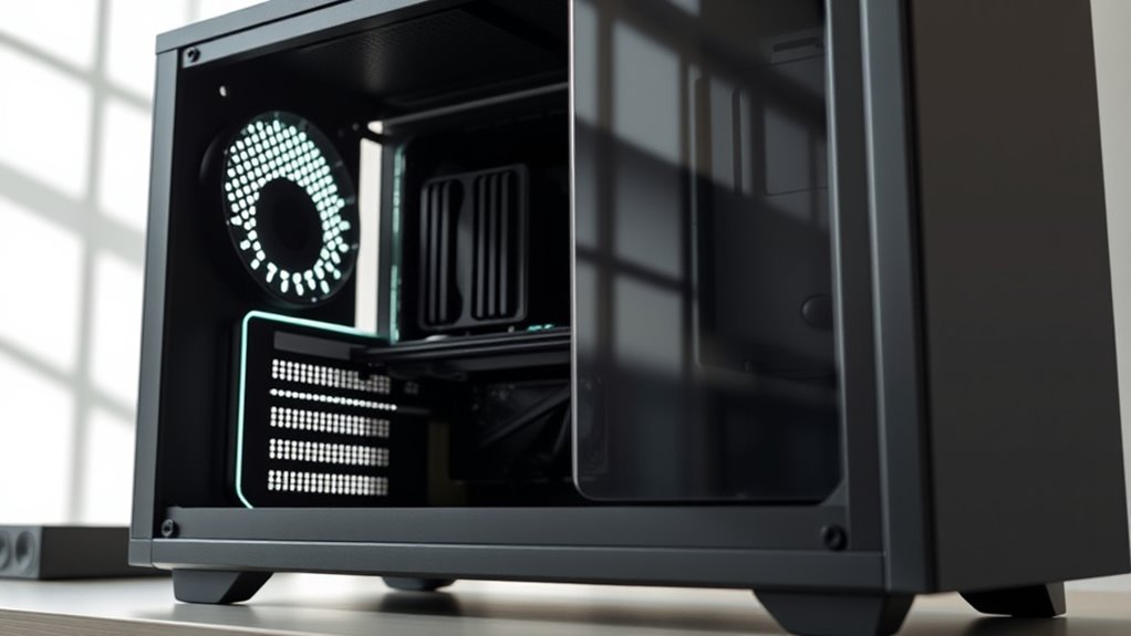 soundproofing airflow cooling features