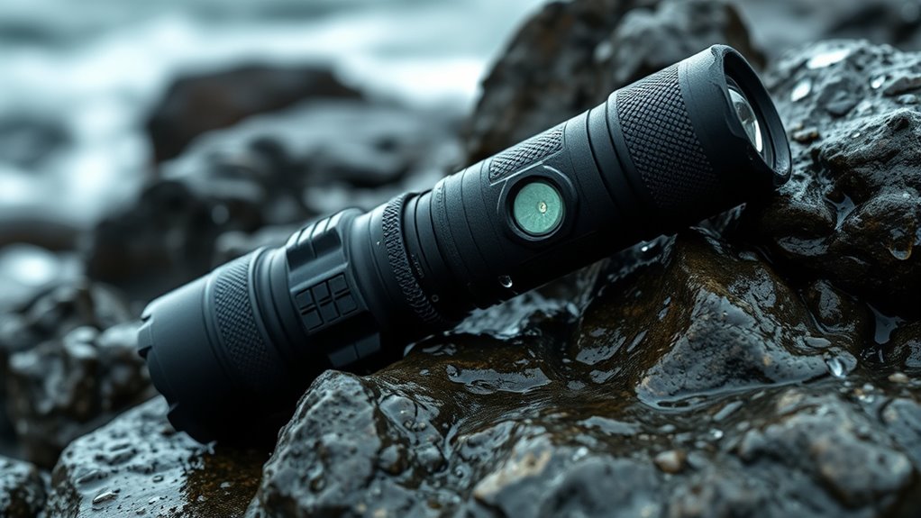 storm emergency flashlight features