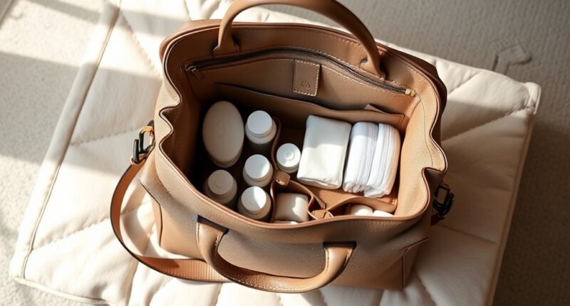 stylish functional diaper bags