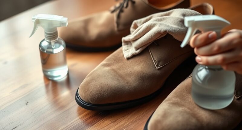 suede care and safeguarding