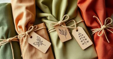 sustainable reusable gift wrap