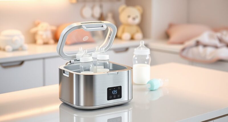 top baby bottle sterilizer dryer combos