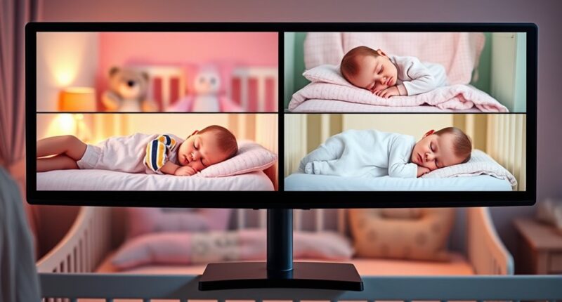 top dual screen baby monitors