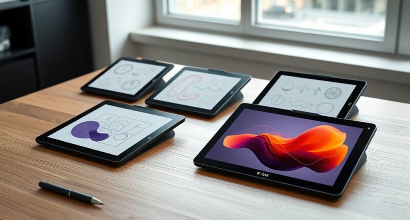 top e ink note tablets