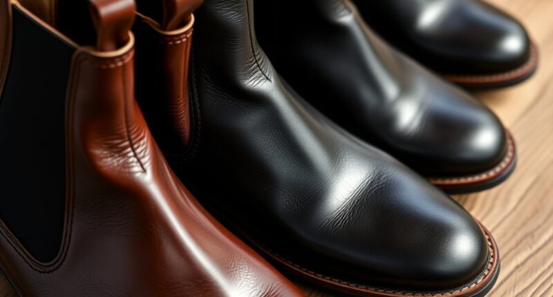 top leather chelsea boots