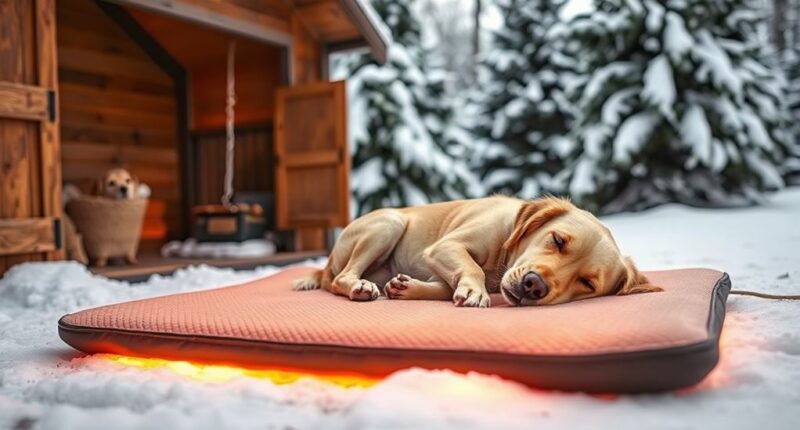 top outdoor heated dog pads